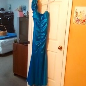 Blue mermaid dress
